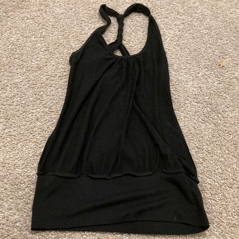 Black tank top